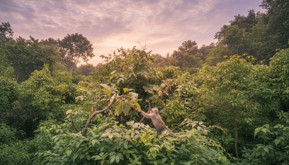 Khỉ đuôi dài ở Vườn Quốc gia Côn Đảo